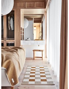 Пътека за открито и закрито в цвят жълта охра и бежова 70x160 cm Pix Vanilla Ochre – Pappelina