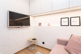 Прахово розова свещ Връх, време за горене 30 ч. Eco - Eco candles by Ego dekor