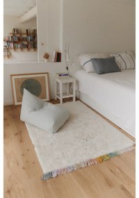 Кремав ръчно изработен памучен детски килим подходящ за пране 170x240 cm Stardust – Lorena Canals