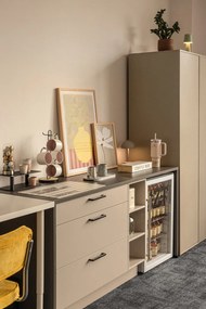 Кремава LED настолна лампа (височина 25 cm) Holt – House Nordic