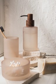 Бежов стъклен диспенсер за сапун 280 ml Modest – Mette Ditmer Denmark