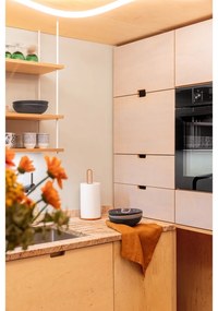 Черна/лилава глинена купичка 1 l Gastro Black/Purple – Bitz