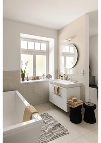 Черно градинско столче от дърво пауловния Borre - WOOOD