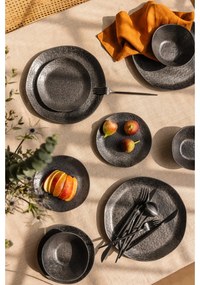 Черен прибори за хранене 16 бр. от неръждаема стомана Modern retro – Premier Housewares