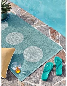 Тюркоазен килим за открито и закрито 70x120 cm Vera Pop Jade – Pappelina