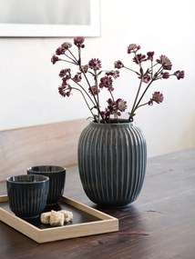 Ваза от антрацитен камък Hammershoi, ⌀ 16,5 cm Hammershøi - Kähler Design