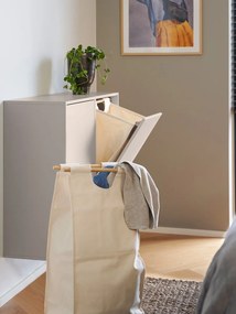 Светлосив стенен кош за пране Laundry Box – ReCollector