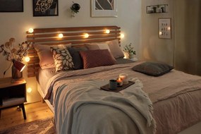 Светлосиво одеяло със съдържание на памук , 140 x 180 cm Skyline - Euromant