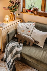 Кафява стъклена ваза Mayah - Bloomingville