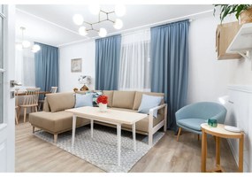 Висящо осветително тяло в месингов цвят със стъклен абажур Damar – Opviq lights