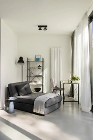 Синя алуминиева странична масичка , ø 39,5 cm Ringar - White Label