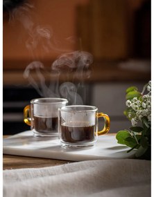 Комплект от 2 чаши с двойна стена , 80 ml Amber - Vialli Design