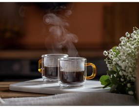 Комплект от 2 чаши с двойна стена , 80 ml Amber - Vialli Design