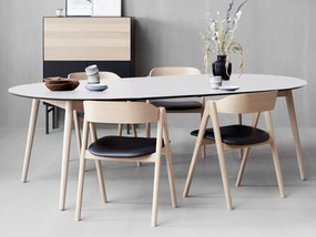 Трапезен стол от черен/естествен дъб Mette - Hammel Furniture
