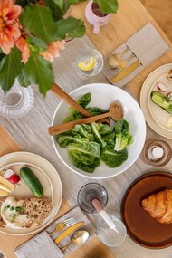 Черна/в кехлибарен цвят глинена чиния ø 27 cm Gastro Black/Amber – Bitz