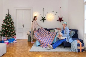 Бяла светлинна декорация Olvalla, ø 75 cm Solvalla - Markslöjd