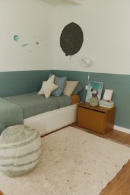 Светлозелен детски пуф Neptune – Lorena Canals