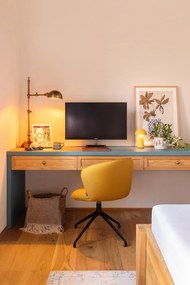 Кафяво одеяло със смес от вълна 140x200 cm Hoshi – Bloomingville