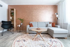 Черен фотьойл от изкуствена кожа с черни крака Cazar - Actona