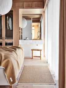 Бежова пътека за открито и закрито 60x150 cm Mono Light Nougat – Pappelina