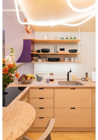 Черна/лилава глинена купичка 1 l Gastro Black/Purple – Bitz