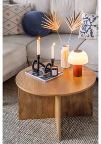 Тъмносиня декоративна възглавница от микрофибър Marshmallow, ø 40 cm - Tiseco Home Studio