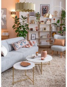 Кръгла маса със стъклен плот ø 33 cm Allure - Premier Housewares