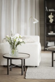 Кафява витрина от масивен дъб 95x195 cm Everett – Rowico