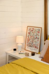 Светлокафява ленена калъфка за възглавница с ивици, 50 x 60 cm - Linen Tales