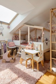 Розов килим Алпака Liso, 60 x 100 cm - Universal