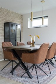 Висящо осветително тяло в златист цвят ø 6 cm Paris – House Nordic