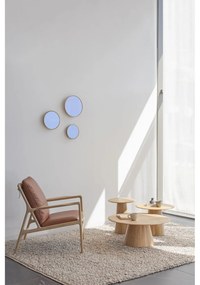 Кръгла странична масичка от масивен дъб ø 55 cm Mushroom – Gazzda