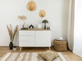 Ваза от бял фаянс, височина 22,5 cm Irini - Bloomingville