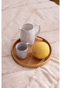 Кремава памучна покривка за двойно легло 250x260 cm Sahara - Tiseco Home Studio