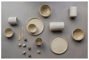 Бежови чинии в комплект от 2 бр. от камък ø 20 cm Sand Grain - Mette Ditmer Denmark