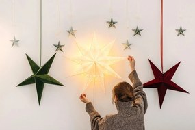 Бяла светлинна декорация Olvalla, ø 75 cm Solvalla - Markslöjd