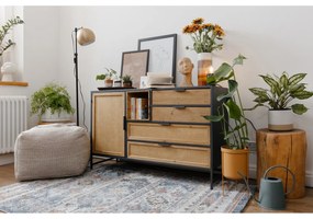 Свободностояща лампа в черно и бронз Chester - Markslöjd