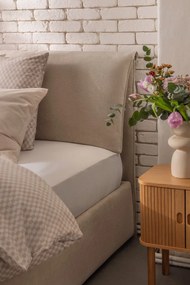 Кремава глинена ваза (височина 26,5 cm) – House Nordic