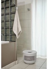 Светлосив пластмасов кош за пране 35 l Ume – Zone