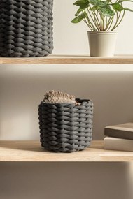 Текстилна кошница ø 25x25 cm Peach Skin Round M – Bigso