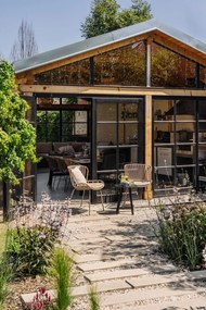 Бели/сини глинени купички в комплект 3 бр. 500 ml Linora – Bloomingville