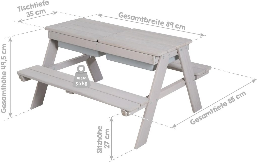 Playbench-Cafe Garden Set