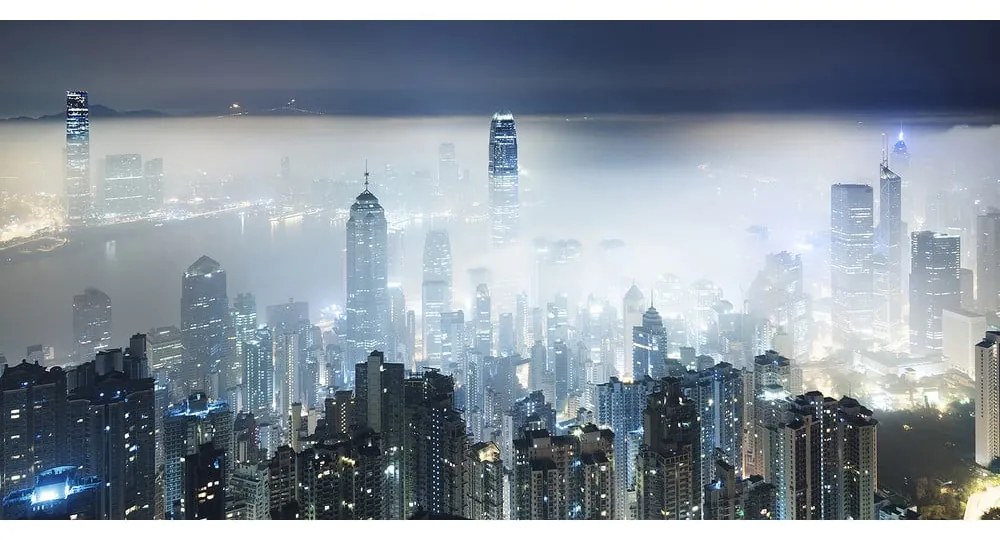 Картина 140x70 cm Misty Night – Malerifabrikken