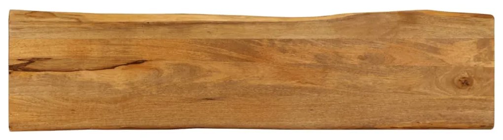370761 vidaXL Плот за маса, 180x40x2,5 см, жив ръб, масивно дърво манго