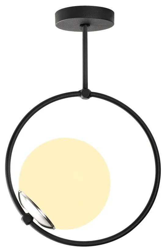 Черно метално висящо осветително тяло Opviq lights Erasto - Opviq lights