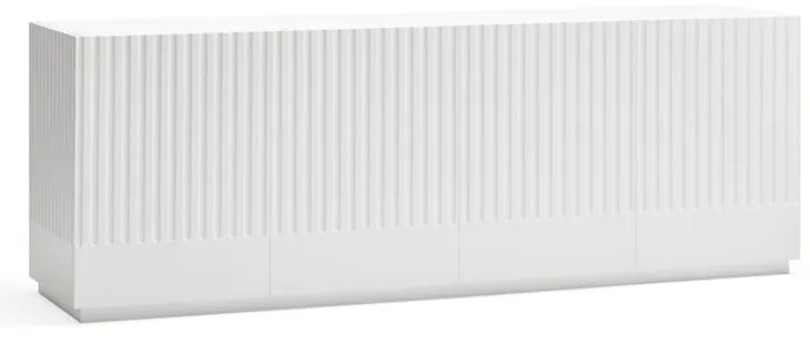 Бял скрин с чекмеджета , ширина 200 cm Doric - Teulat