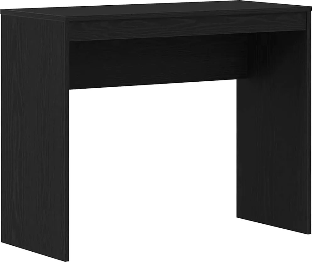 861984 vidaXL Бюро, черен дъб, 90x40x72 см, инженерно дърво