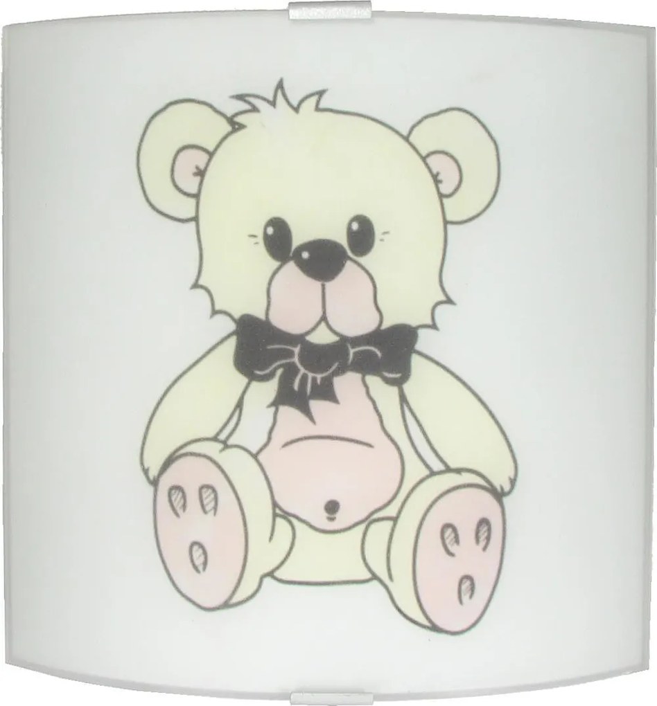 Плафониера МЕЧЕ, 260х260, бял мат, 1xE27