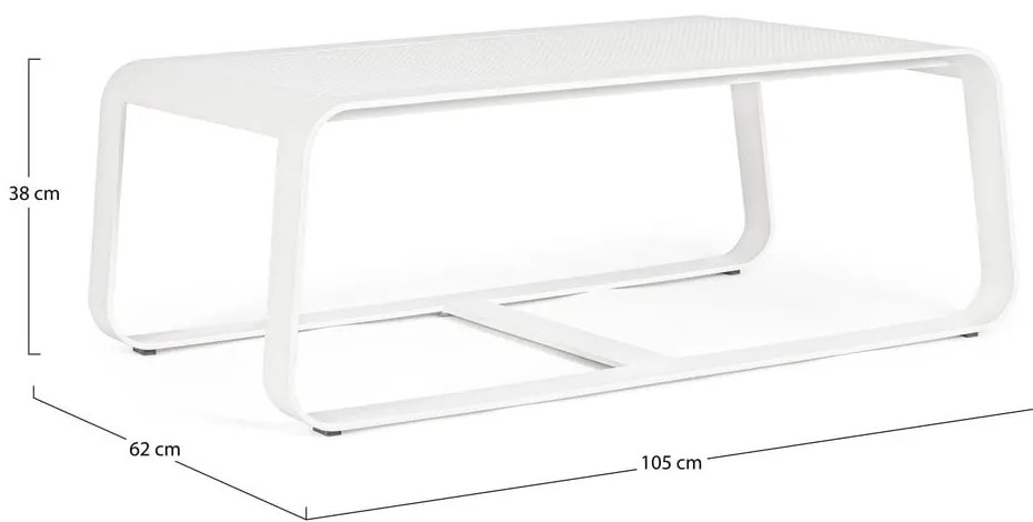 Алуминиева градинска масичка за кафе 62x105 cm Merrigan – Bizzotto