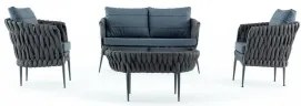 Horecano - Градински сет LARA антрацит OUTDOOR - 0195506